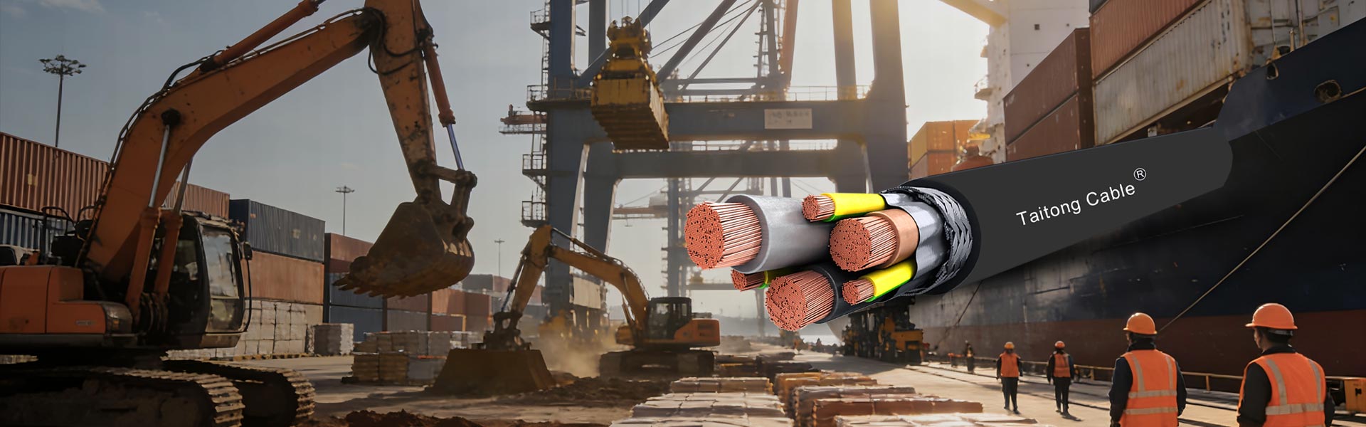 सामान्य रबर-म्यान वाली लचीली केबल