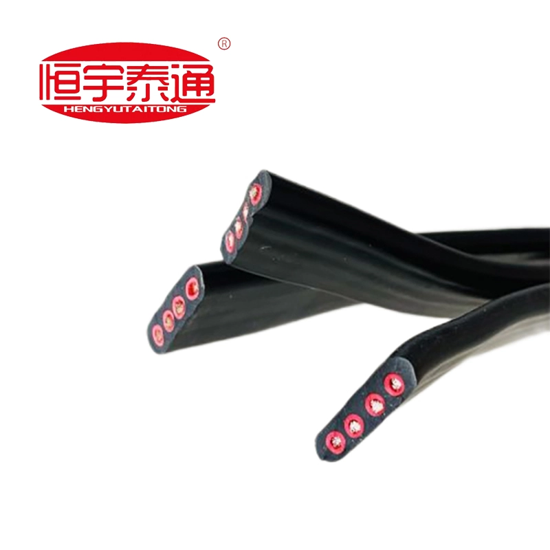 लचीले फ्लैट केबल एनबीआर पुर पीवीसी टीपीई टीपीयू